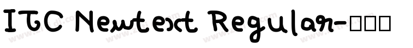 ITC Newtext Regular字体转换